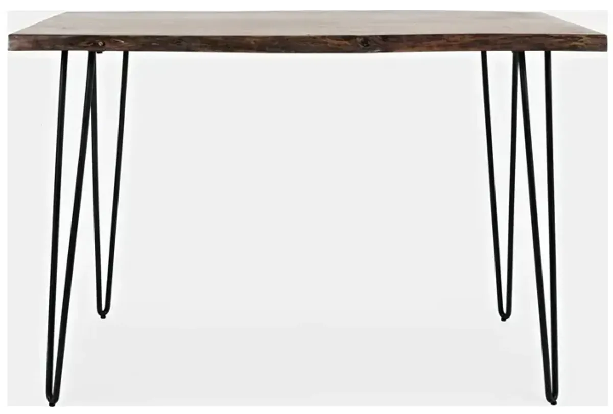 Nature's Edge Live Edge 52" Counter Height Table - Light Chestnut