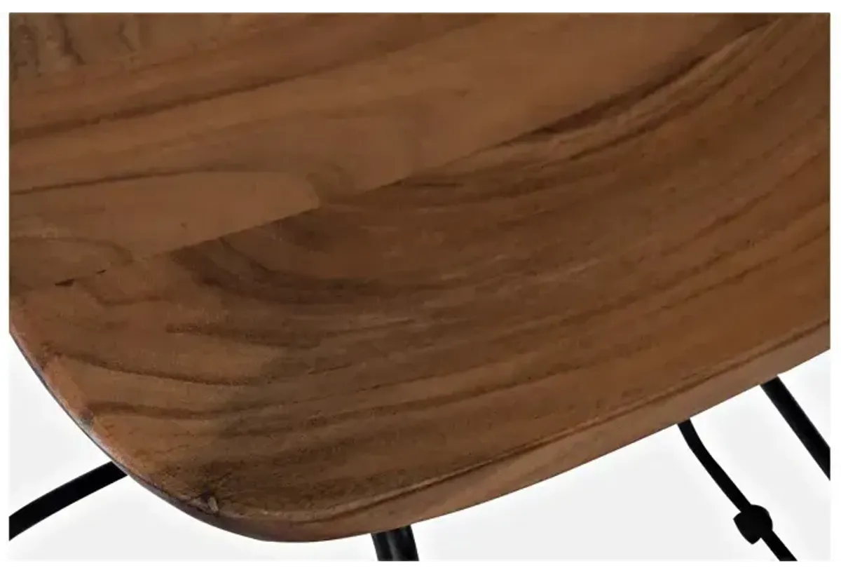 Nature's Edge Backless Stool - Light Chestnut