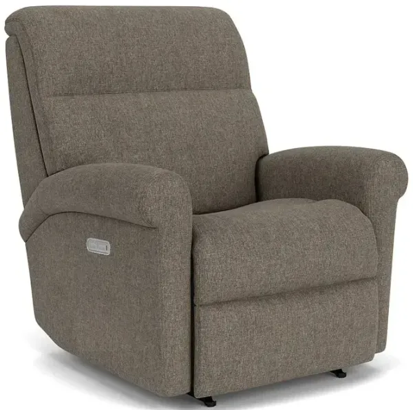 Davis Fabric Power Rocking Recliner w/Power Headrest