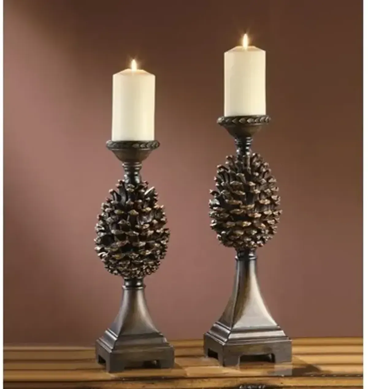 Pine Bluff Candleholders