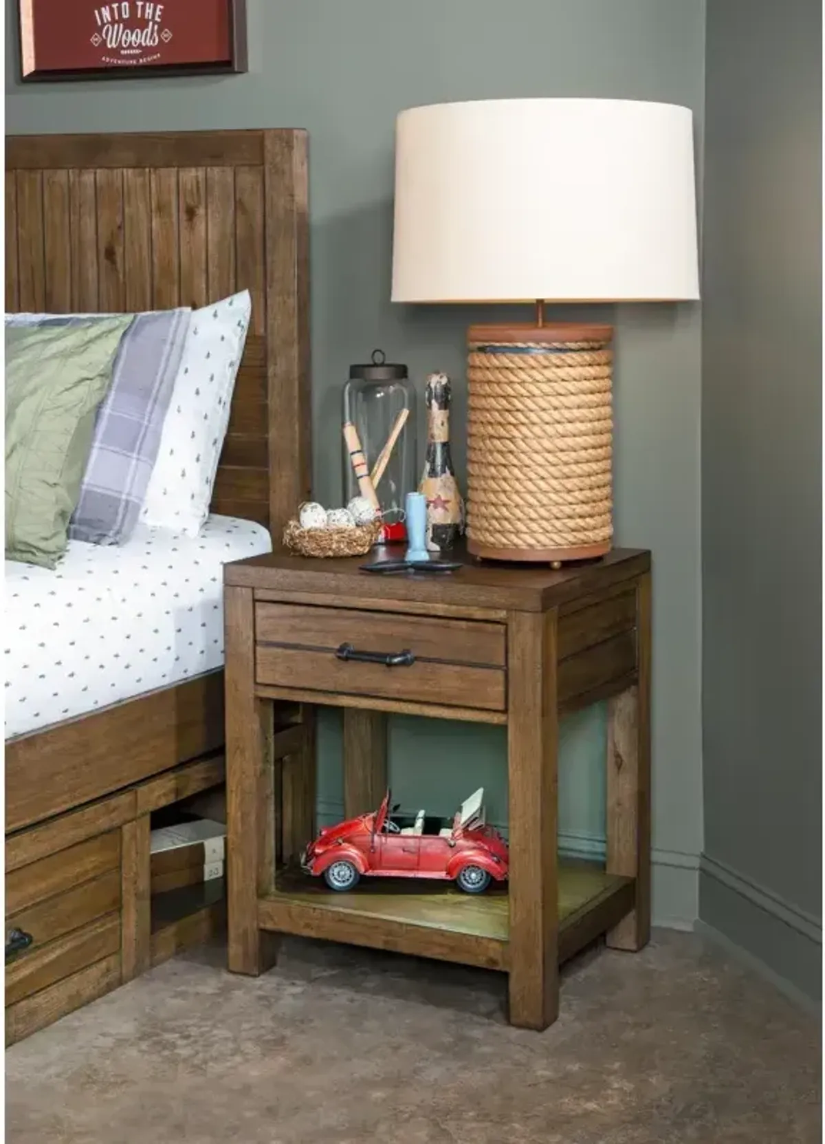 Summer Camp Nightstand - Brown