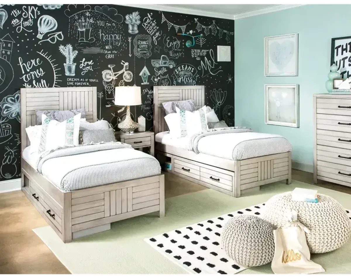 Summer Camp Open Night Stand Stone Path Gray Finish