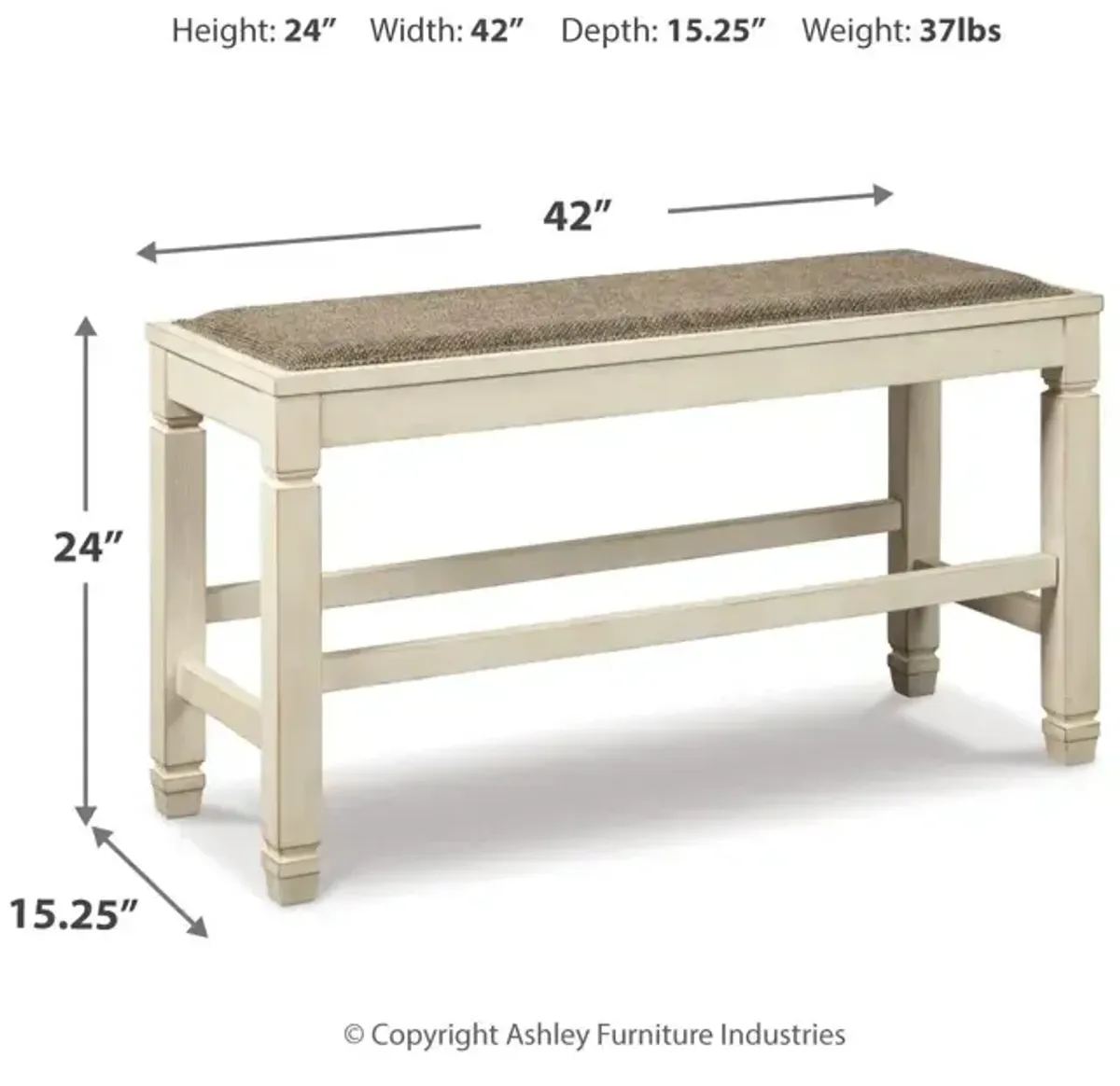 Bolanburg Counter Height Dining Bench