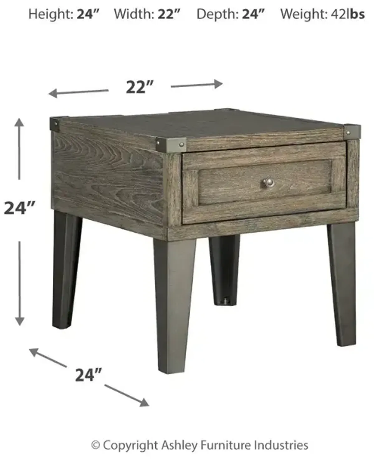 Chazney End Table