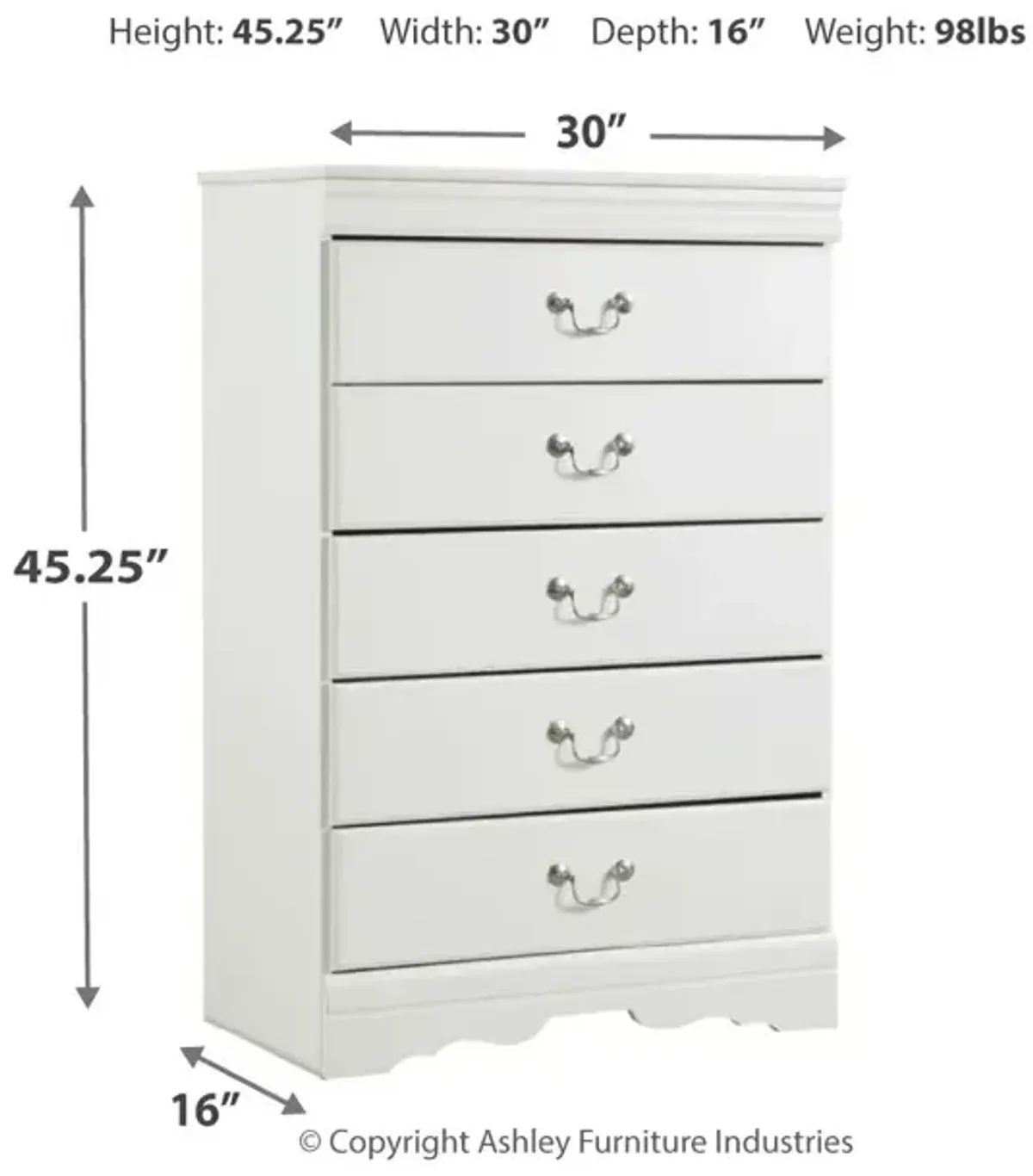 Anarasia Chest of Drawers