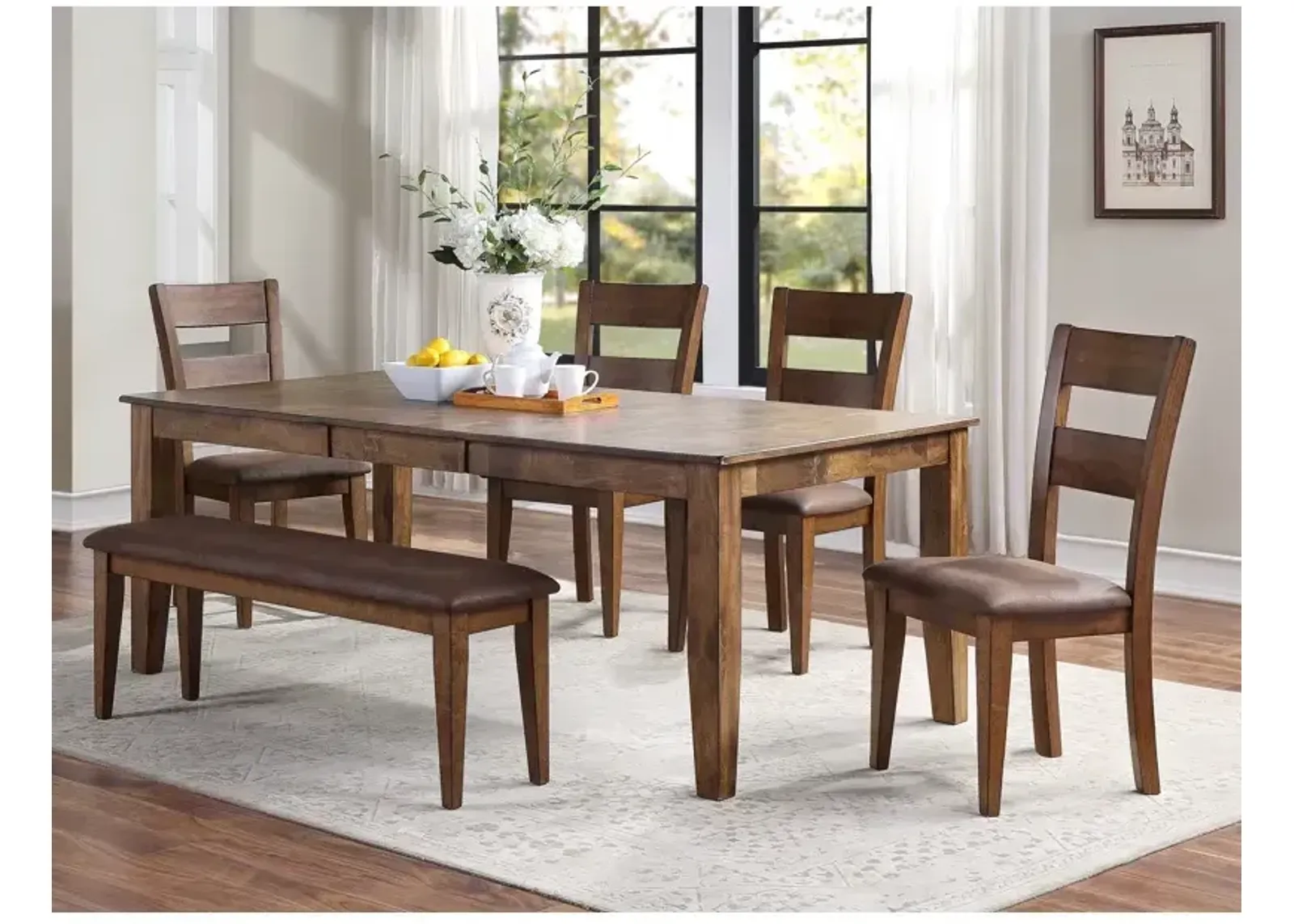 6 PC Mango Dining Set