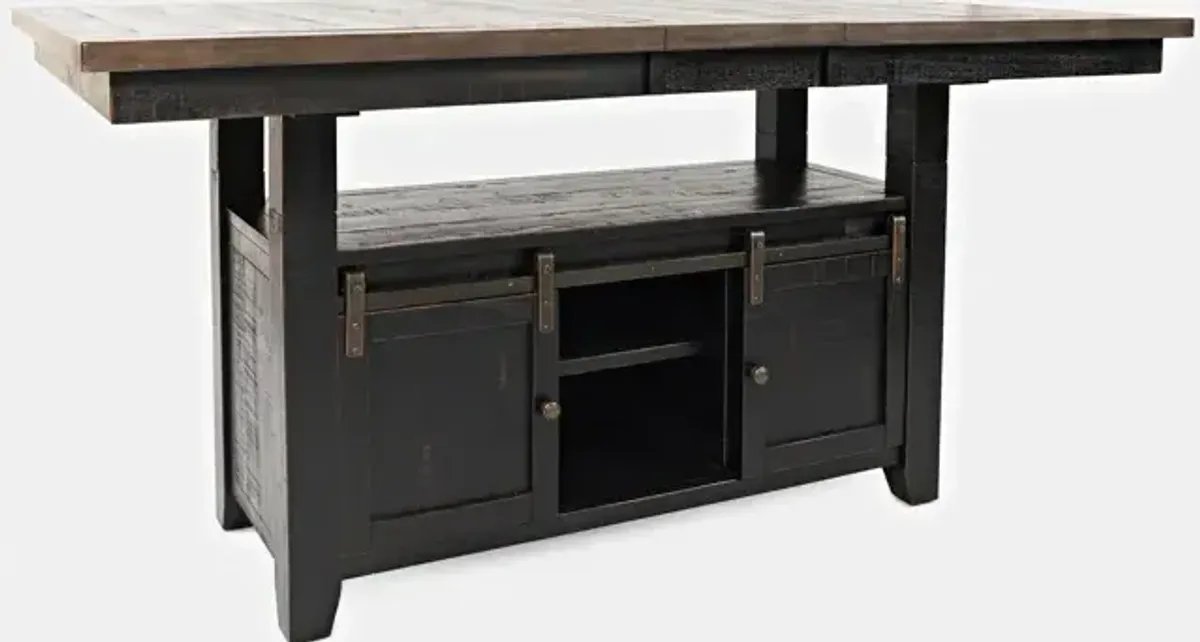 Madison County High/Low Dining Table - Vintage Black