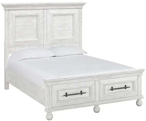Summerhouse Queen Storage Bed - Dover White