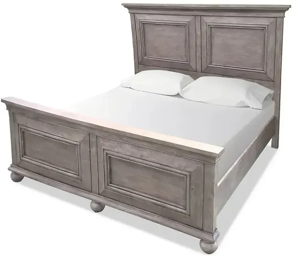 Summerhouse Queen Panel Bed - Fieldstone