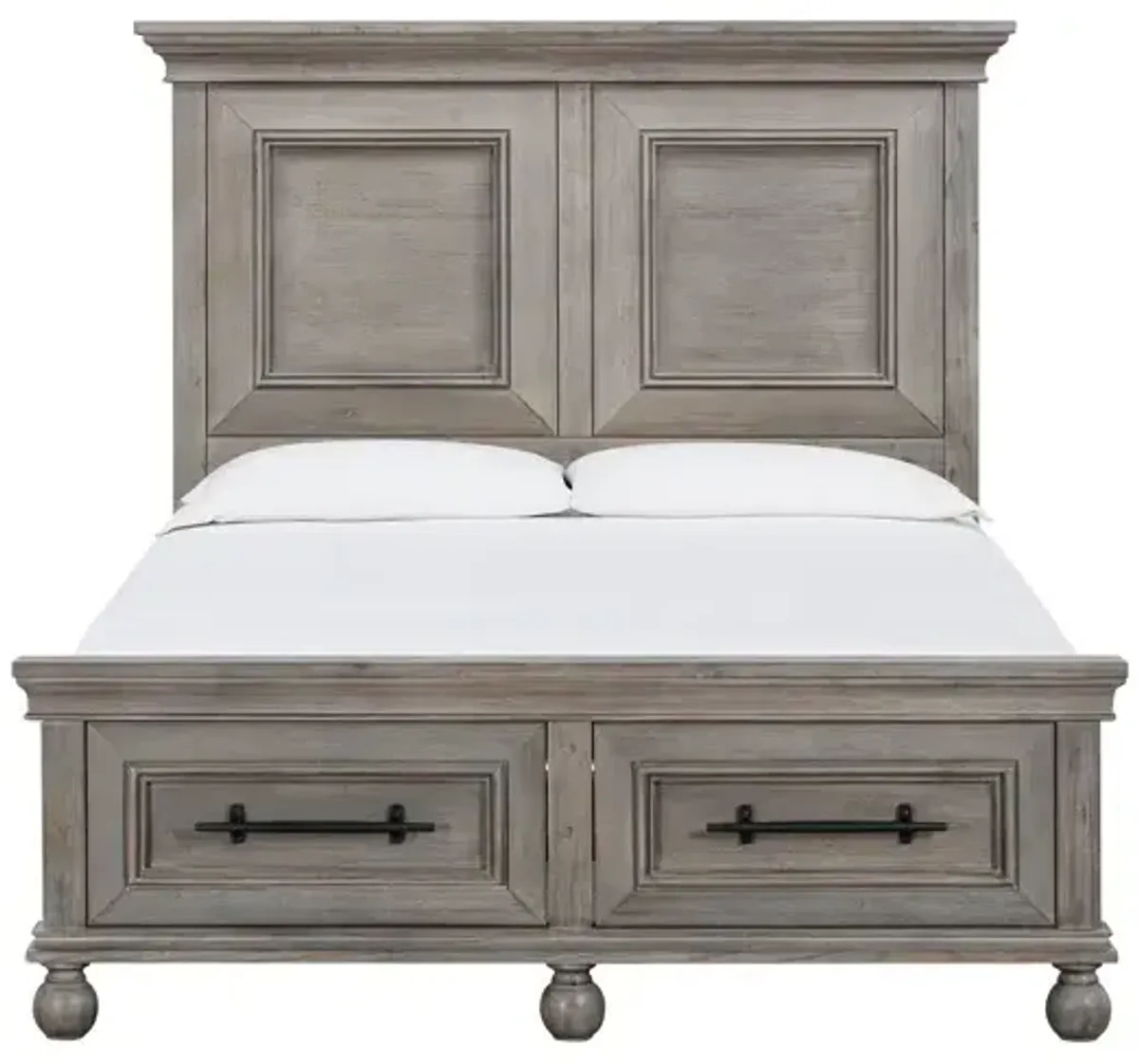 Summerhouse Queen Storage Bed - Fieldstone