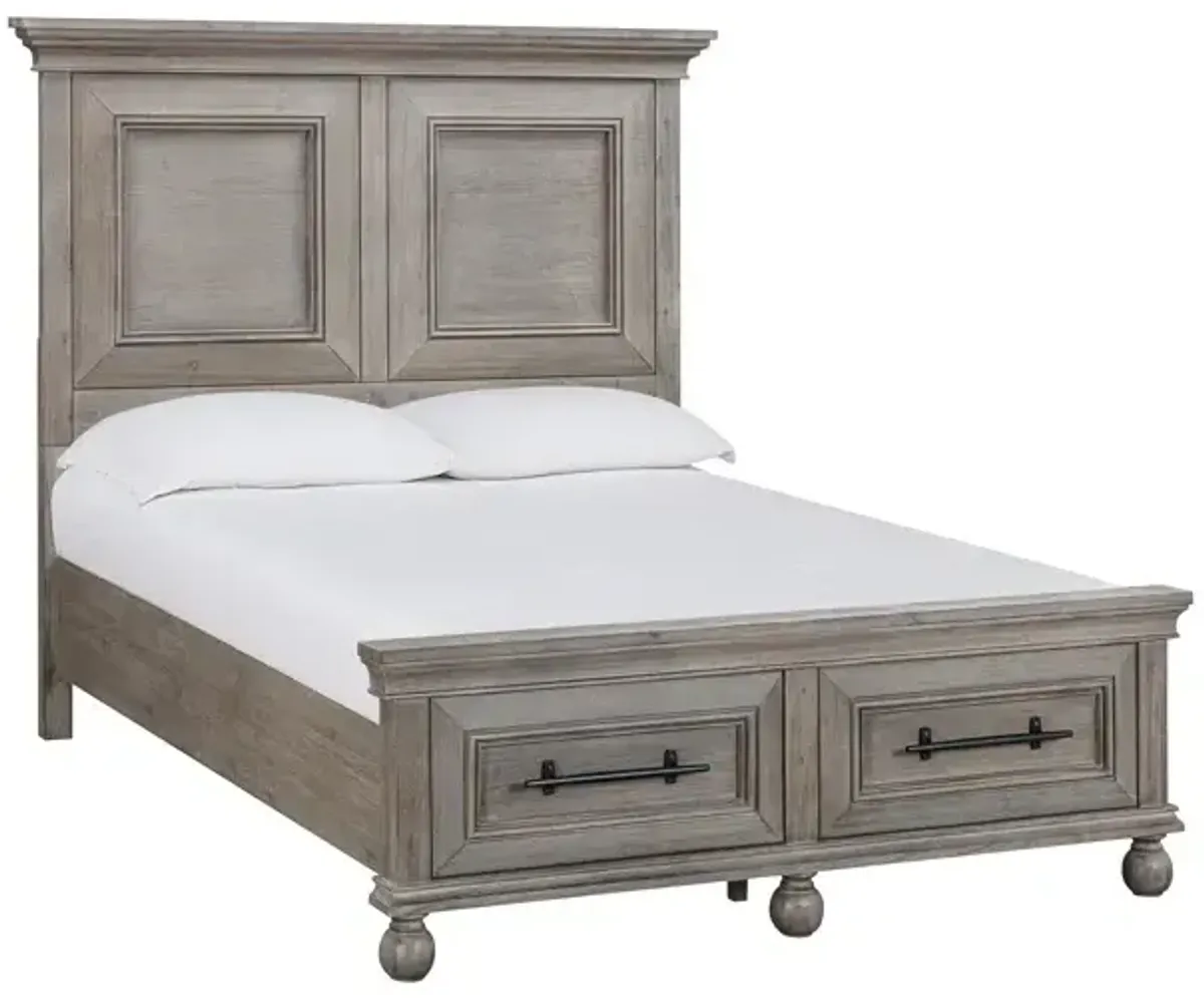 Summerhouse Queen Storage Bed - Fieldstone