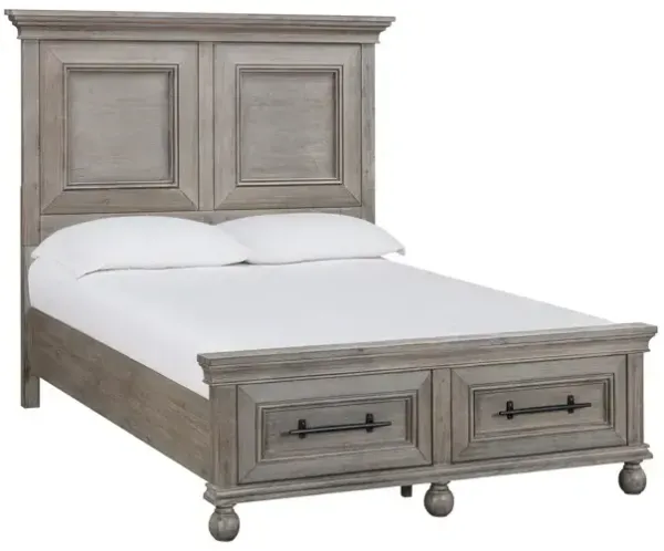 Summerhouse Queen Storage Bed - Fieldstone