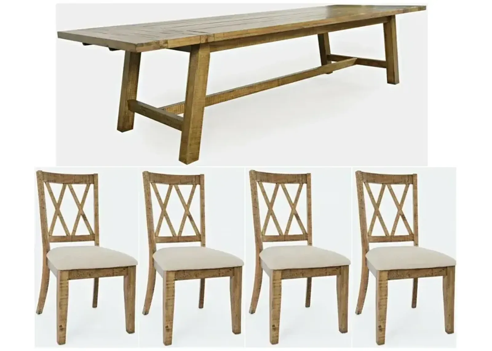 Telluride 5 PC Dining Set - Brown