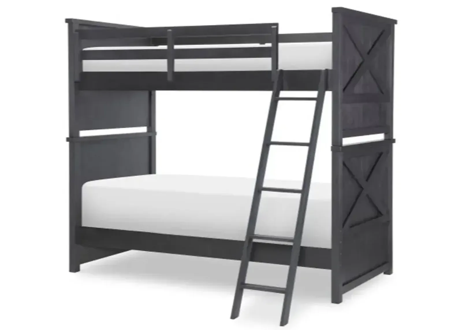 Flatiron Twin Over Twin Bunk Bed - Black