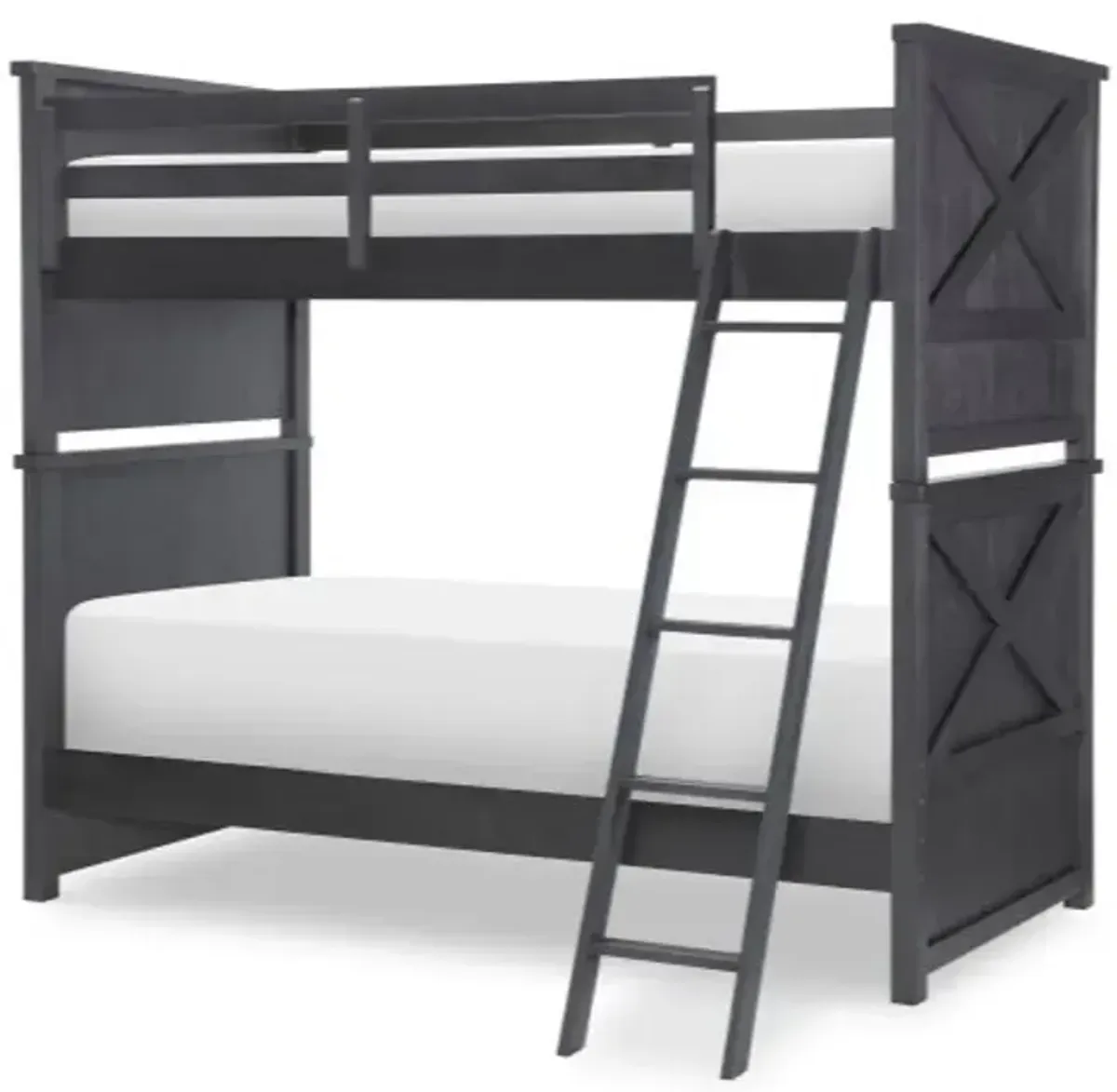 Flatiron Twin Over Twin Bunk Bed - Black