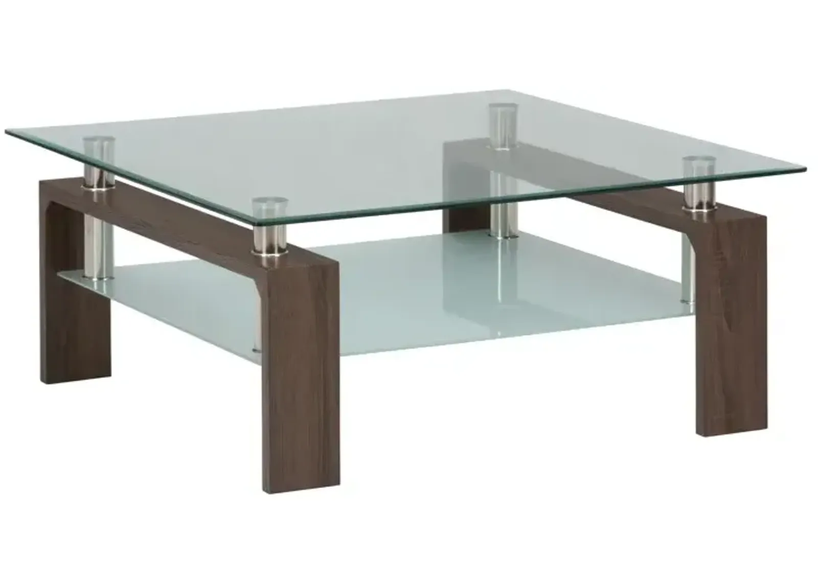 Compass Glass Cocktail Table