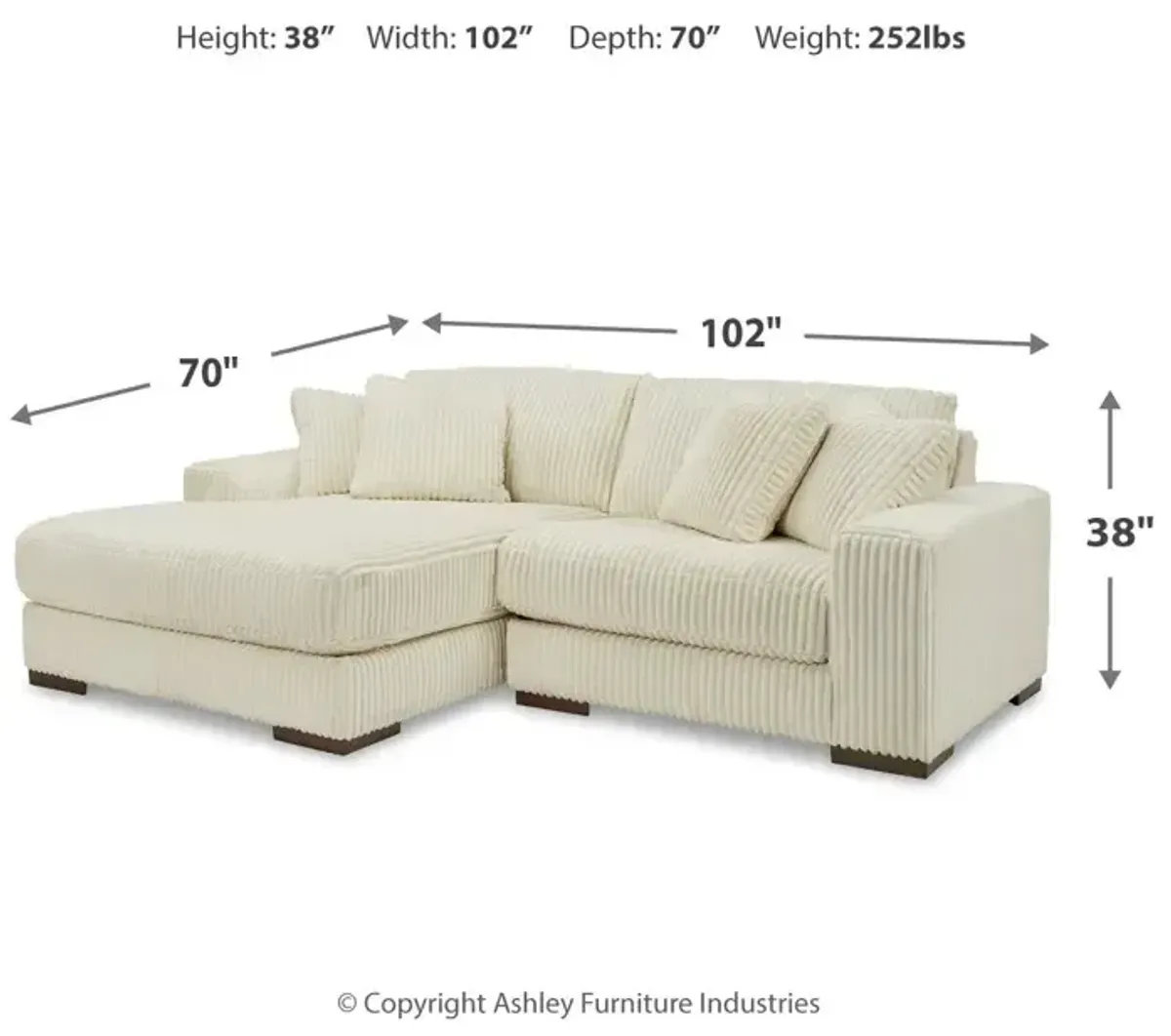 Lindyn 2-Piece Sectional with Chaise