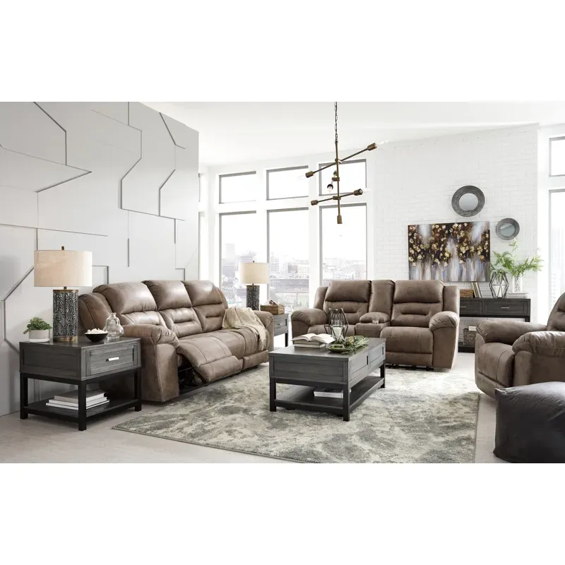 Stoneland Reclining Sofa, Loveseat and Recliner