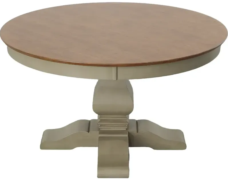 Solid Round Top Pedestal Table