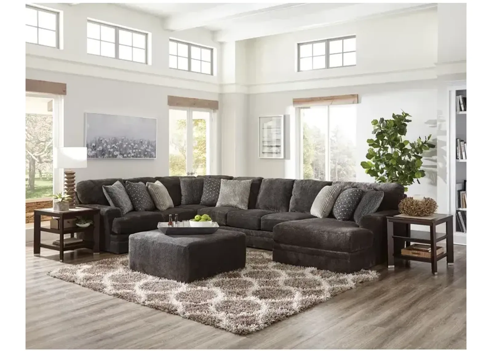 Mammoth Smoke 3PC Sectional (Right Chaise)