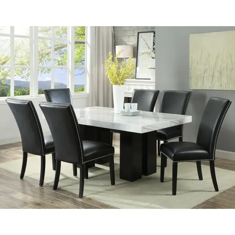 Camila 70 inch Marble Top Dining Table