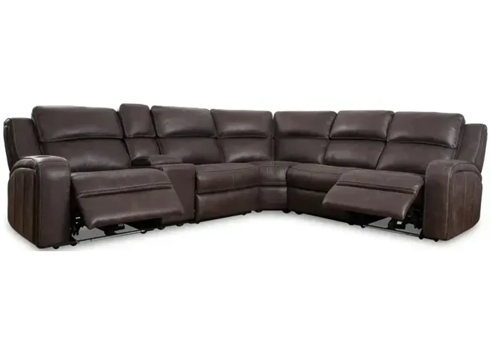 6PC Power Reclining Sectional