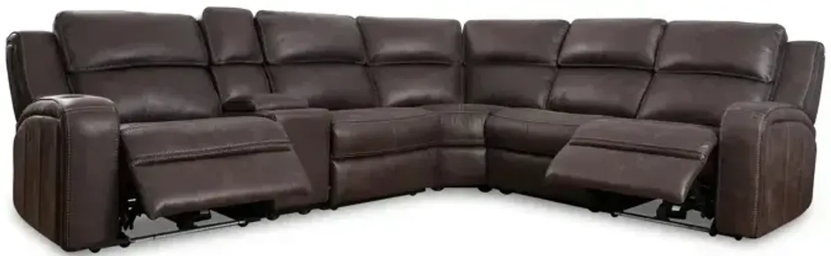 6PC Power Reclining Sectional