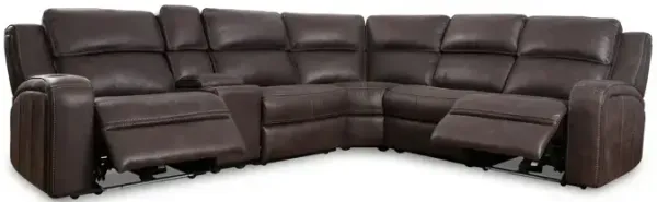 6PC Power Reclining Sectional