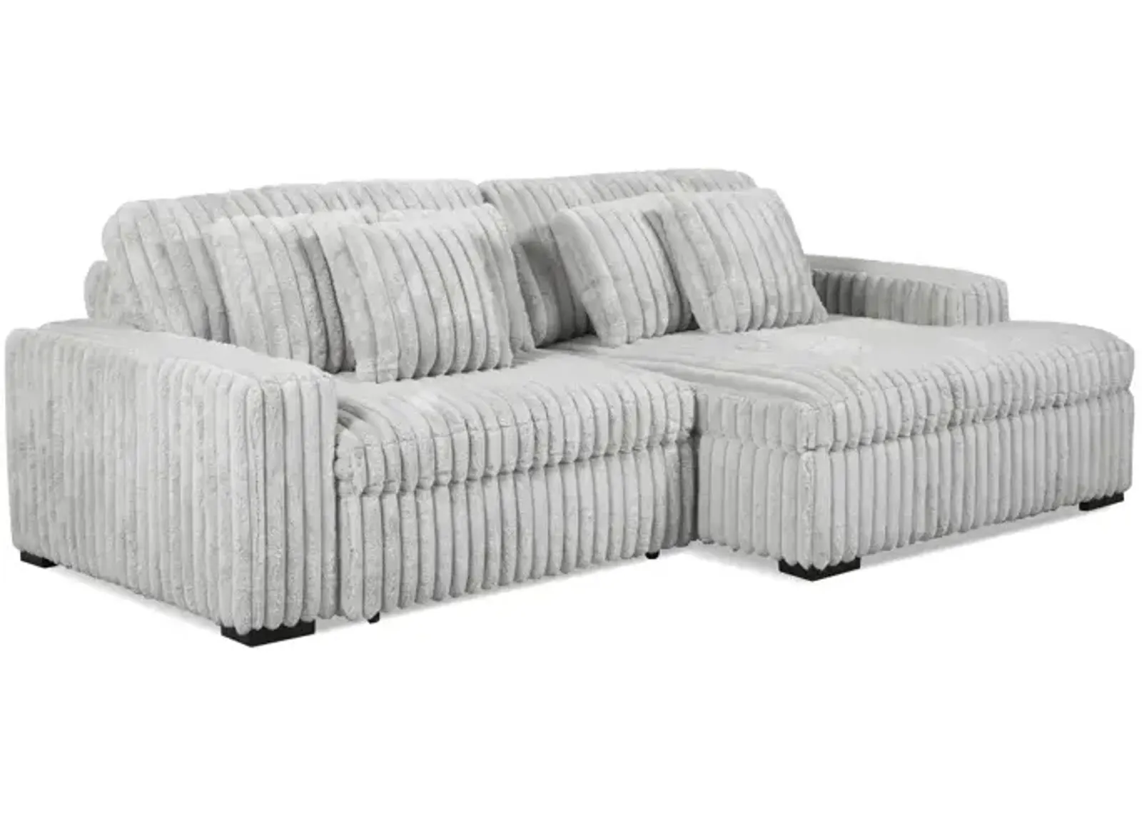 2 PC Sectional - Presley Fog