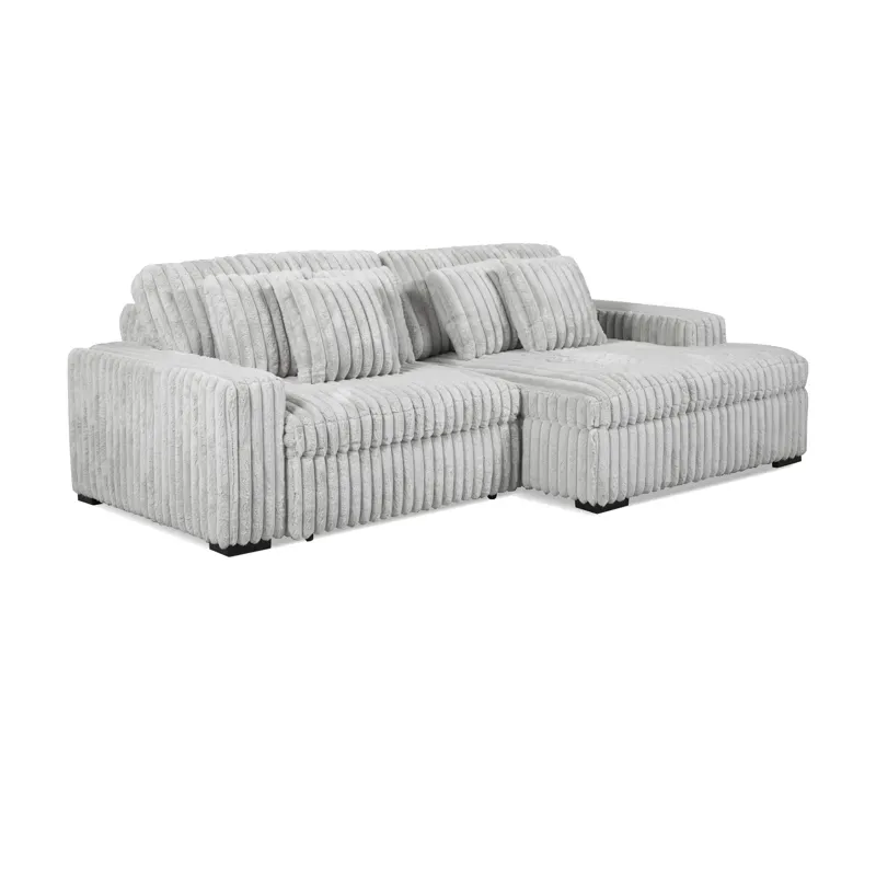 2 PC Sectional - Presley Fog