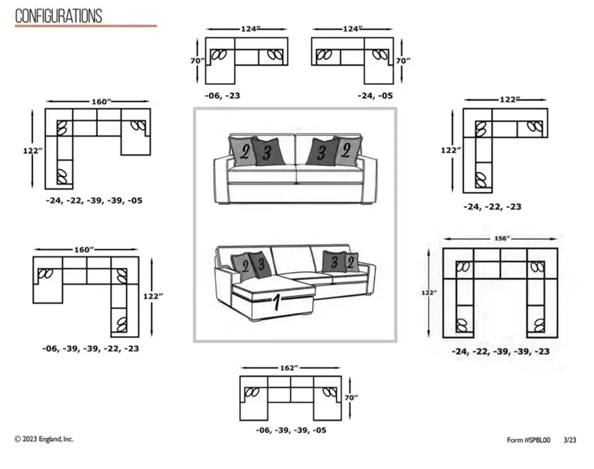 Lyndon 2 PC Sectional