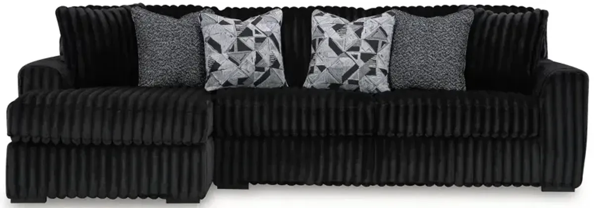 Midnight-Madness 2-Piece Sectional Sofa with Chaise