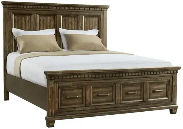 McCoy Queen Storage Bed - Charcoal