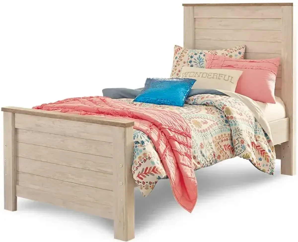 Willowton Twin Panel Bed