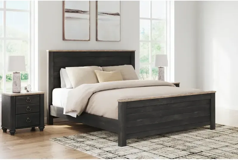 Nanforth King Panel Bed