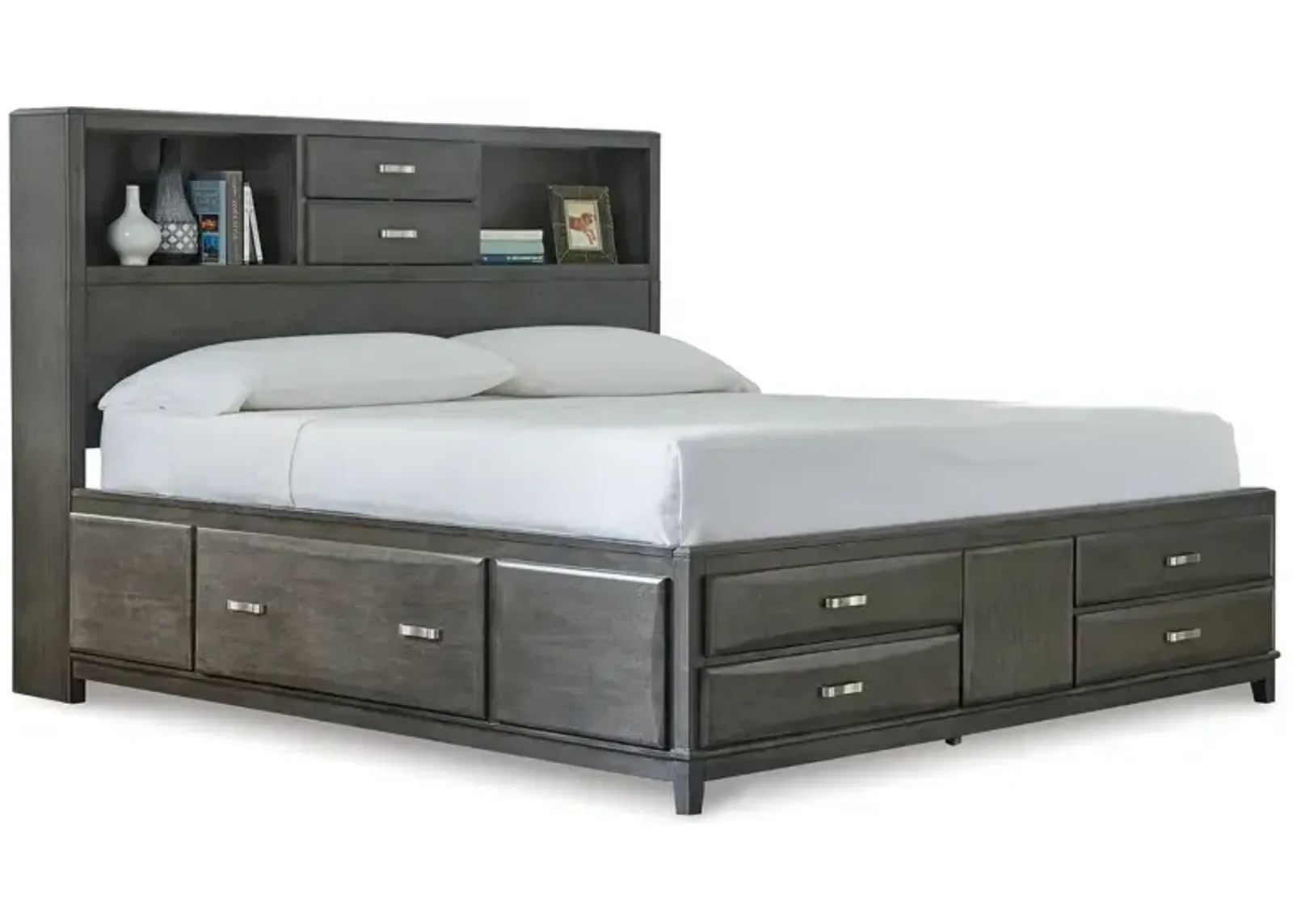 Caitbrook King Storage Bed with 8 Drawers