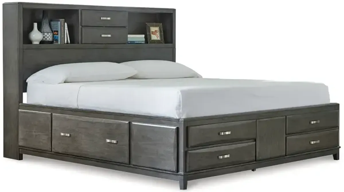 Caitbrook King Storage Bed with 8 Drawers