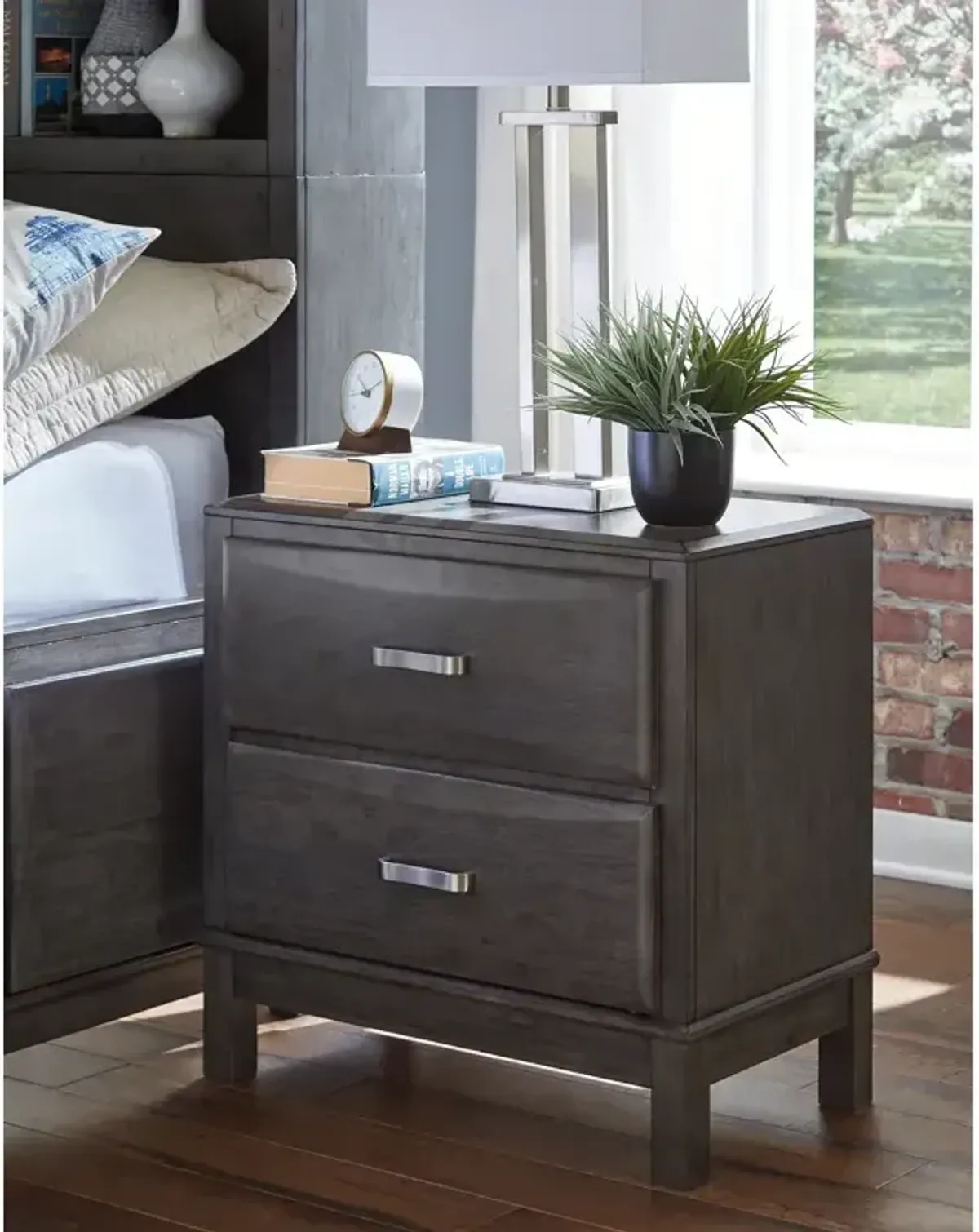 Caitbrook Queen Storage Bed, Dresser, Mirror, Chest and Nightstand