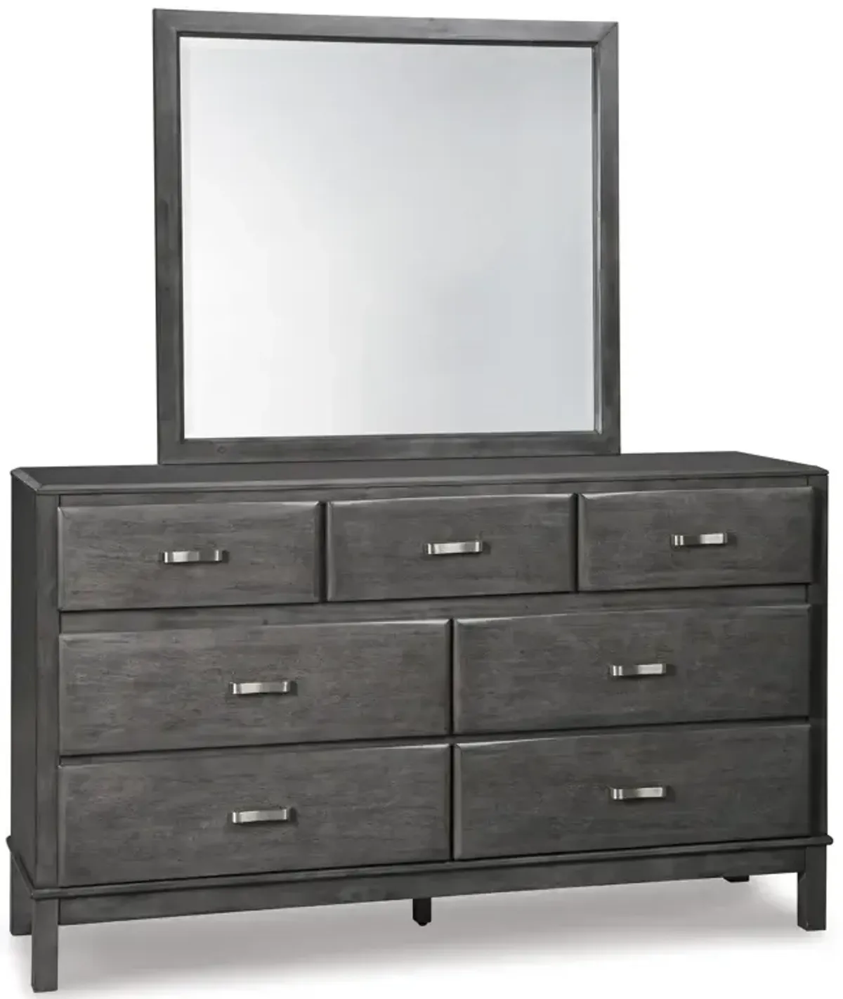 Caitbrook Queen Storage Bed, Dresser, Mirror, Chest and Nightstand