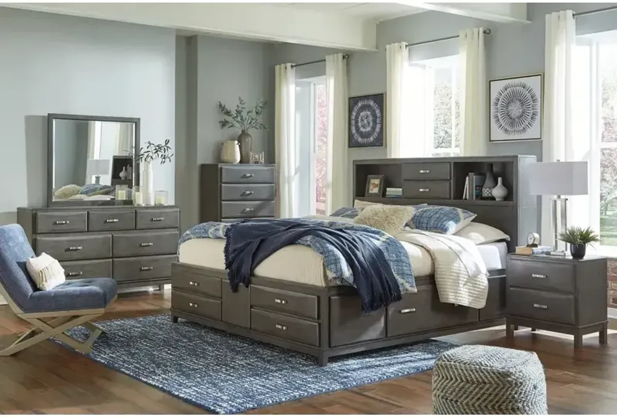 Caitbrook Queen Storage Bed with 8 Drawers