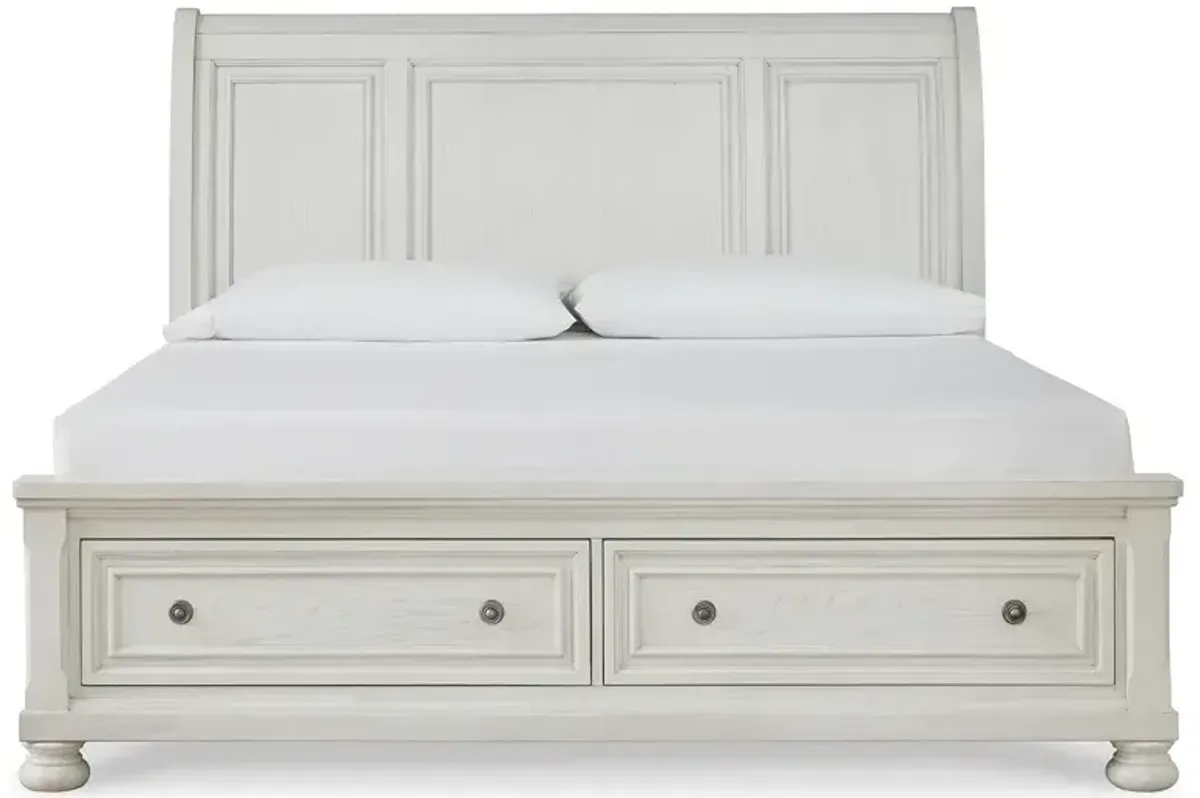 Robbinsdale King Sleigh Bed with Storage