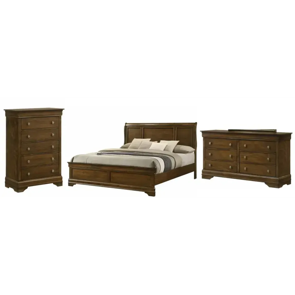 Porterlito 3 PC Bedroom Set - Toffee