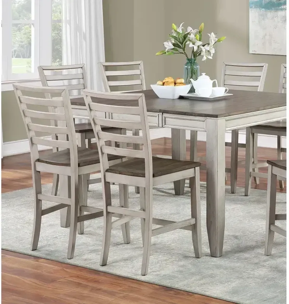 Abacus 5 PC Counter Height Dining Set