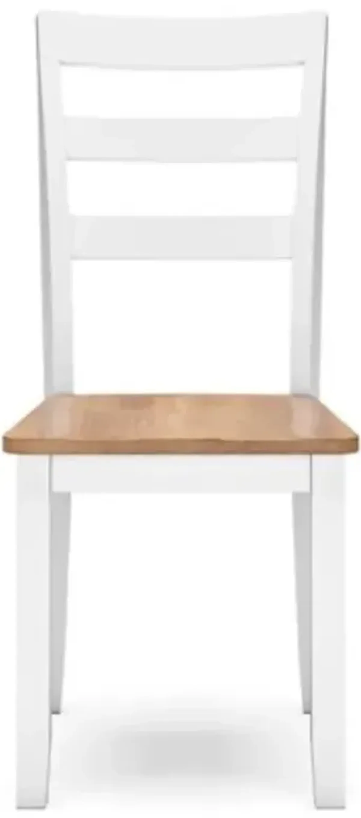 Gesthaven Dining Table and 2 Chairs - Natural/White