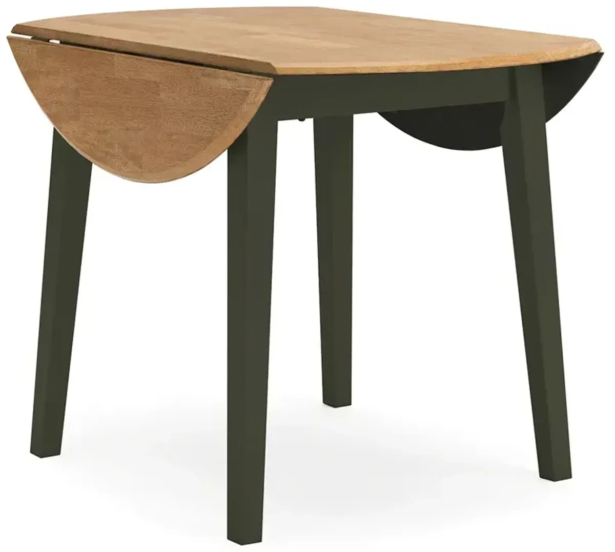 Gesthaven Dining Table and 2 Chairs - Natural/Green