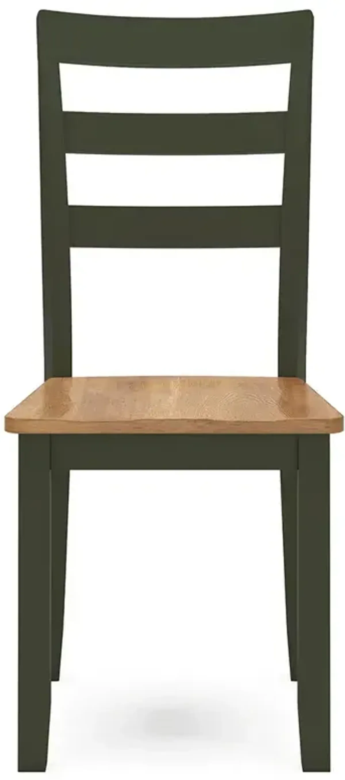 Gesthaven Dining Table and 2 Chairs - Natural/Green