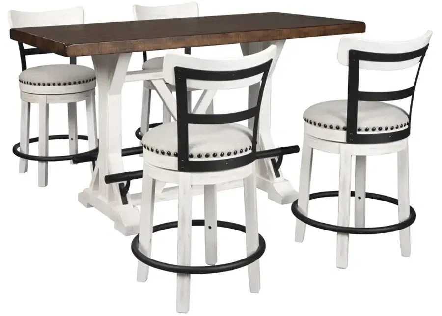 Valebeck 5 PC Counter Height Dining Set