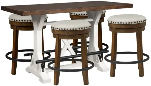 Valebeck 5 PC Counter Height Dining Set