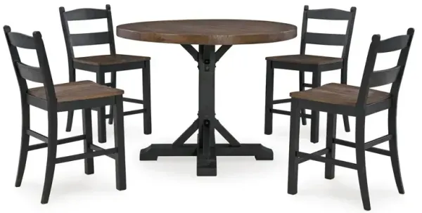 Valebeck 5 PC Counter Height Dining Set
