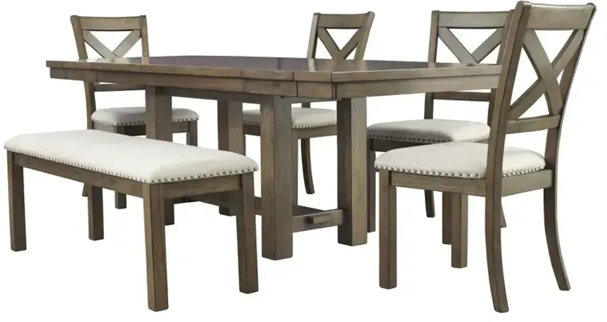 Moriville 6 PC Dining Set